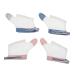Cabilock 2 Pairs Anti-Eating Gloves Chew Toys for Kids Nail Protector Thumb Protector Infant Thumb Guard Anti Thumb Sucking Mitten Anti Scratching Gloves Baby Fingers Guard White Rectifier White 12.5x7x0.5