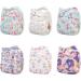 Alva Baby Reusable Washable Diapers Set with 6 Nappies + 12 Inserts - 6DM42 - Buy Online on GoSupps.com
