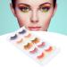 5 Pairs Colorful Eyelashes Set 6D Gradient Long Curled False Eye Lashes Soft Colored DIY Lash Extension Kit for Cosplay Stage Show - Buy Online on GoSupps.com