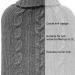 Grey Knitted Hot Water Bottle Cover: Pain Relief & Muscle Soothing Insulator - TRIXES - Buy Online on GoSupps.com