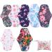 Reusable Waterproof Bamboo Charcoal Menstrual Pads Sets-Panty Liner Regular Flow Heavy Flow (Zhutan m) Zhutan Regular Flow Bamboo Charcoal