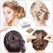150 PCS Hair Pins for Buns - DUAIU U Shaped Pins Bobby Pins with Box - 6 cm Hair Grips Bobby Pins for Women Girls All Hair Types (Black & Blonde & Brown) - Buy Online on GoSupps.com