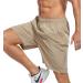 SPOSULEI Men's Water-Resistant Quick-Dry Hiking Shorts - Khaki Large - Buy Online on GoSupps.com