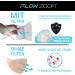 FLOWZOOM Washable Pink Fabric Masks | Adjustable Elastic Mouth & Nose Protection | Size M International Shipping Available - Buy Online on GoSupps.com