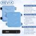 REVIX Hip Ice Pack Wrap - Reusable Cold Compress for Hip Bursitis & Surgery Recovery - Soft Plush Lining for Pain Relief - Blue - Buy Online on GoSupps.com