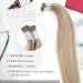 Moresoo Blond Keratin Bonding Hair Extensions - Real Hair I Tip Medium Brown to Platinum Blond 55 cm 40g/50s #9A/60 - Premium Quality Seidig Straight - Buy Online on GoSupps.com