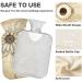 Sketch Sunflower Hot Water Bottle 2L - Large Hot Water Bag for Pain Relief - Ideal for Bed Hands & Feet - International Shipping - Buy Online on GoSupps.com