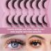 Fox Eye Lashes 7 Pairs Natural Wispy Lashes Soft Mink False Eyelashes Fluffy Eyelashes Russian Strip Lashes Cat Eye Lashes Reusable Fake Individual Eyelashes - Buy Online on GoSupps.com