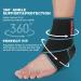 SNEINO Ankle Brace for Men & Women - Adjustable Stabilizer for Basketball, Running, Achilles - Breathable Support for Joint Pain Relief & Injury Recovery (Blue) - 1 Pack - Buy Online on GoSupps.com