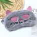 2 Pcs Cute 3D Animal Sleep Eye Masks - Soft Fluffy Cartoon Eye Covers for Travel & Sleepover Favors - Buy Online on GoSupps.com