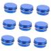 minkissy minkissy Set of 10 Aluminum Jars for Candle Making Airtight Containers Multifunctional Storage Boxes for Creams
