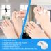 Hoogoo Silicone Toe Spacers for Bunion and Overlapping Toes - Small Toe Protector and Corrector for Women & Men - Buy Online on GoSupps.com