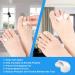 Hoogoo Pinky Gel Toe Separators 10Pcs Silicone Toe Spacers Small Toe Protector Spreader Cushions for Curled Overlapping Separate Toe Correct Hammer Toes Protect Toes 10 Count (Pack of 1) - Buy Online on GoSupps.com