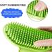 Pet Dog Grooming Brush - Dog Bath Brush - Cat Grooming Brush - Dog Washing Brush - Rubber Dog Brush - Dog Hair Brush - Dog Shedding Brush - Pet Shampoo Brush-Massage Rubber Comb with Adjustable Ring (green) - Buy Online on GoSupps.com