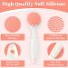 SNOYE Super Soft Silicone Facial Cleansing Brush for Sensitive Skin - Waterproof & Gentle exfoliation (Pink) - Buy Online on GoSupps.com
