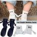 Fgbetcv Funny Suction 3D Doll Couple Socks 2023 | Unisex Holding Hands Funny Socks | White One Size Men Women - Buy Online on GoSupps.com