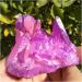 Natural Crystal Rough Crystal Cluster 160g Pink Quartz Crystal Cluster Titanium Bismuth Silicon Cluster Rainbow - Buy Online on GoSupps.com