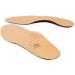 Tacco Deluxe Orthotic Shoe Insoles Inserts - Premium Leather Footbed for Flat Feet, Plantar Fasciitis, Arch Pain - Size 44 EUR / M11 - Buy Online on GoSupps.com
