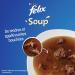 FELIX Soup Original | Adult Cat | Selection of Beef Chicken and Lamb | Pack of 8 | 6 x 48g | Soup Bag - Buy Online on GoSupps.com