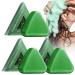 ETUCYNG Soap Shampoo Solid 3 Pieces Triangle Shampoo | Gentle Bar Control Green Oil Daily Care Scalp Types Hair Types Home Travel Bathroom