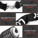 Looxmeer 90cm Bicycle Lock - High Safety Chain Lock with 5-Digit Code Hardened Steel Black - Secure Your Bike Anywhere - Buy Online on GoSupps.com