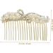 Housoutil Alloy Rhinestone Hair Comb Pearl Hair Clip Bridal Hair Pin Vintage Bridal Comb Hair Barrettes Combs Tiara Bridal Hair Accessories for Wedding Bridesmaid Prom Decorate Rhinestones - Buy Online on GoSupps.com