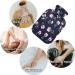 Naanle Spring Flowers Hot Water Bottle | 1L Transparent & Warm Cold Therapy for Pain Relief Ideal for Bed & Foot Use - Buy Online on GoSupps.com