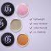 Orange Rose Pastel Loose Mineral Eye Shadow - Organic Talc-Free High Pigment Makeup Palette with Glitter in Hot Pink Orange White Light Purple & Bronze - International Shipping Available - Buy Online on GoSupps.com