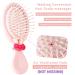 Mini Travel Hair Brush for Girls Women Boys Men Kids - Small Toddler Oval Hairbrush for All Hair Types - Pink - Buy Online on GoSupps.com