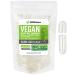 Size 00 Empty Capsules - 100 Count Clear Empty Vegan Capsules - Empty Vegetarian Pill Capsules- DIY Vegetable Capsule Filling- Veggie Pill Capsules Empty Caps 100 Count (Pack of 1) Clear