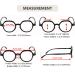 Eyekepper Retro Design Reading Glasses for Women & Men - Vintage Small Lens Eyeglasses +1.50 Diopter Transparent Tortoise - Buy Online on GoSupps.com