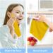 Kigai 2 Pack Yellow Washcloths - Soft & Reusable Cotton Face Towels | Gym, Hotel & Spa Quality Fingertip Towels - Buy Online on GoSupps.com