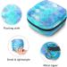 Mermaid Blue Fish Scales Period Bag | Sanitary Napkin Storage & Travel Makeup Pouch - GIAPB Color4988 - Buy Online on GoSupps.com