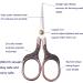KISTARCH 2pcs 5-Inch Vintage Precision Scissors Set - Multi-Purpose Beauty Grooming Kit for Hair, Beard, and Crafts - Silver & Copper Red - Buy Online on GoSupps.com