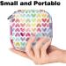 Colorful Love Heart Portable Women's Binding-Up Bags | Menstrual Cup & Tampon Bags for Teens - Buy Online on GoSupps.com