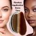 Narrow Foundation Brush - Palm Makeup Kabuki Brush for Blush Bronzer & Highlighter | SPF Blending Tool for Streak-Free Application - Buy Online on GoSupps.com