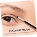 CANIGHT 6pcs Flat Eyebrow Brush Eyeliner Tool Eyeshadow Brush Eye Lash Brush Eye Brush Black Wooden Handle - Buy Online on GoSupps.com