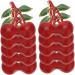 VILLCASE 20 Pcs Fruit Drop Oil Pendant Diy Charms Charm Necklace Loose Miniture Decoration Bottle Accessories Charms for Necklace Making Trendy Necklace Alloy Supplies Cherry - Buy Online on GoSupps.com