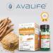 AVALIFE Ashwagandha 500mg (60 Capsules) with 5% Withanolides & KSM-66 for Energy, Stress Relief & Brain Function | Gluten Free, Vegan, Non-GMO | 30-Day Supply - Buy Online on GoSupps.com