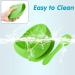 Hoseay Baby Feeding Bowls and Spoons Set | BPA-Free Silicone Toddler Weaning Kit with Suction Bowl | Easy Clean Children Tableware for Boys and Girls | Microwave & Dishwasher Safe - Green - Buy Online on GoSupps.com