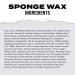 Hanz de Fuko Sponge Wax 2 oz | Premium Organic Men's Hair Styling Paste | Medium Hold Matte Finish - Buy Online on GoSupps.com