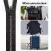 24 Pack Metal Zipper Replacement Set - Universal Zipper Pulls for Coats Suitcases & Backpacks - Black Zipper Repair Kit - Buy Online on GoSupps.com