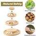 LUPAPA Cat Toys for Indoor Cats with 9 Cat Toy Ball Interactive Wooden Cat Toy Funny Roller Cat Tower Toys M - Buy Online on GoSupps.com