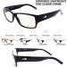 Blue Light Blocking Glasses | Classic Rectangle Design | Black Computer Glasses - Buy Online on GoSupps.com