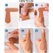 Self-Adhesive Big Toe Corrector Straps - 12 Pieces Hallux Valgus Brace Tape (Complexion) - Buy Online on GoSupps.com