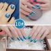 Blue Nail Polish Chrome Metal Nail Varnish Mirror Quick Dry Metallic Effect No UV Needed Nail Art Polish Chrome Nail Polish - Buy Online on GoSupps.com