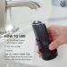 Wush Pro Water Powered Ear Cleaner by Black Wolf - Electric Triple Jet Stream for Safe & Effective Ear Wax Removal - 12 Reusable Tips Included - Buy Online on GoSupps.com
