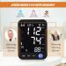 Automatic Blood Pressure Monitor with Extra Large Screen & Adjustable Cuff - 2 Users, 999 Sets Memory - LED Backlit Display - Includes Charging Cord (Black) - Buy Online on GoSupps.com