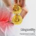 2 Magnetic Hedgehog Massage Balls & 3 Acupressure Rings - Stress Relief Yoga Massage Tools (Gold) - International Shipping Available - Buy Online on GoSupps.com