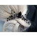 BERYUAN Women Rhinestone Hair Piece Onyx Black Teardrop Small Hair Comb Vine Bridal Hair Accessory Crystal Gift for Her Party Headpiece (Black) - Buy Online on GoSupps.com